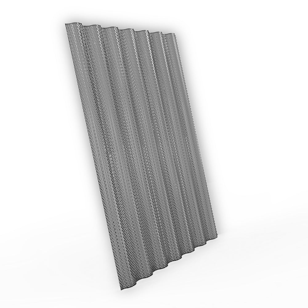 Acrylglas Profilplatten Sinus 76/18 graphit
