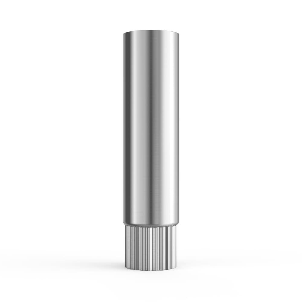 Alu Fallrohr pressblank