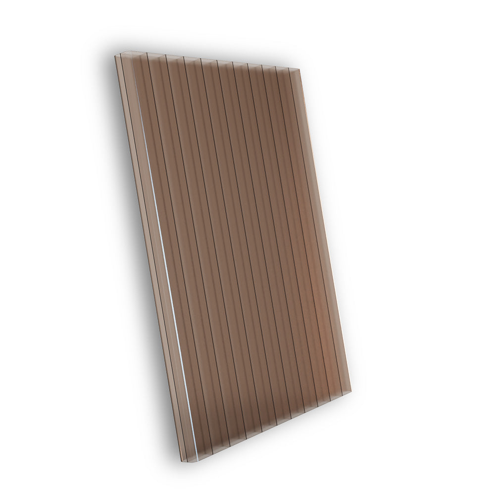 Hohlkammerplatten 16 mm bronze