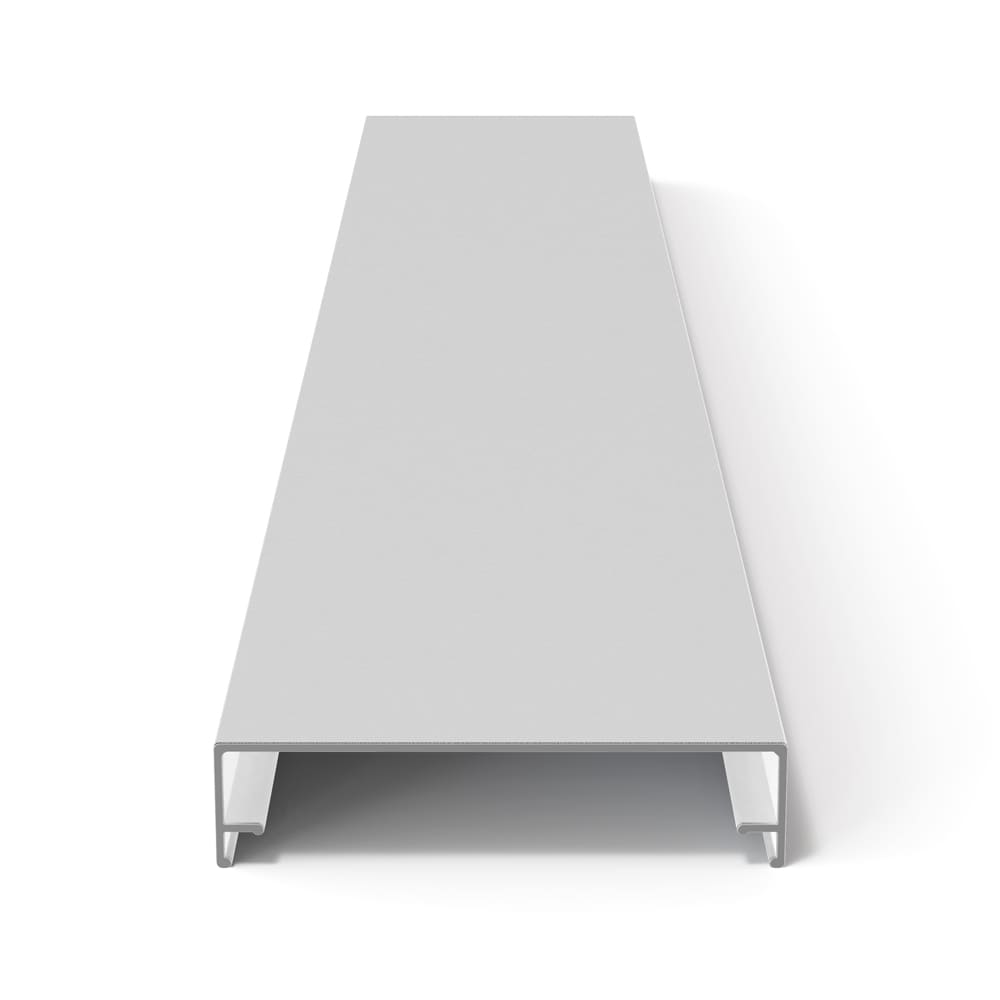 Klemmdeckel Aluminium weiß