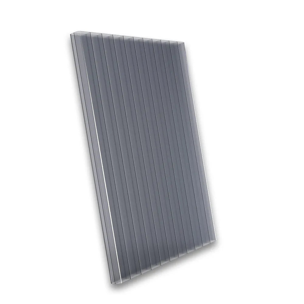 Doppelstegplatten 16 mm 3-Fach graphit Profil