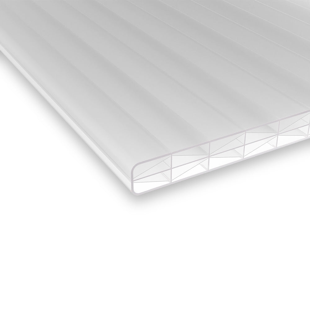 Stegplatten 16 mm X-Struktur opal