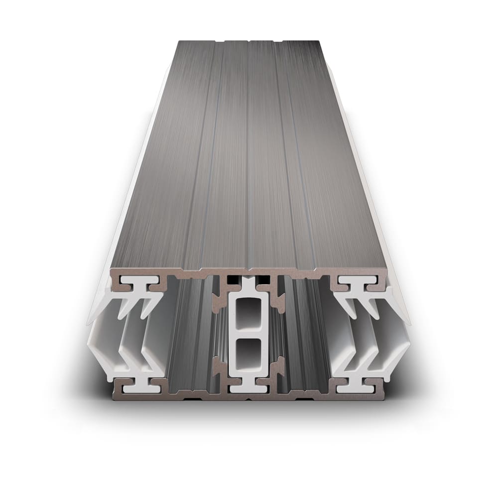 Mittelthermoprofil Alu/Alu 60 mm für 16 mm Stegplatten