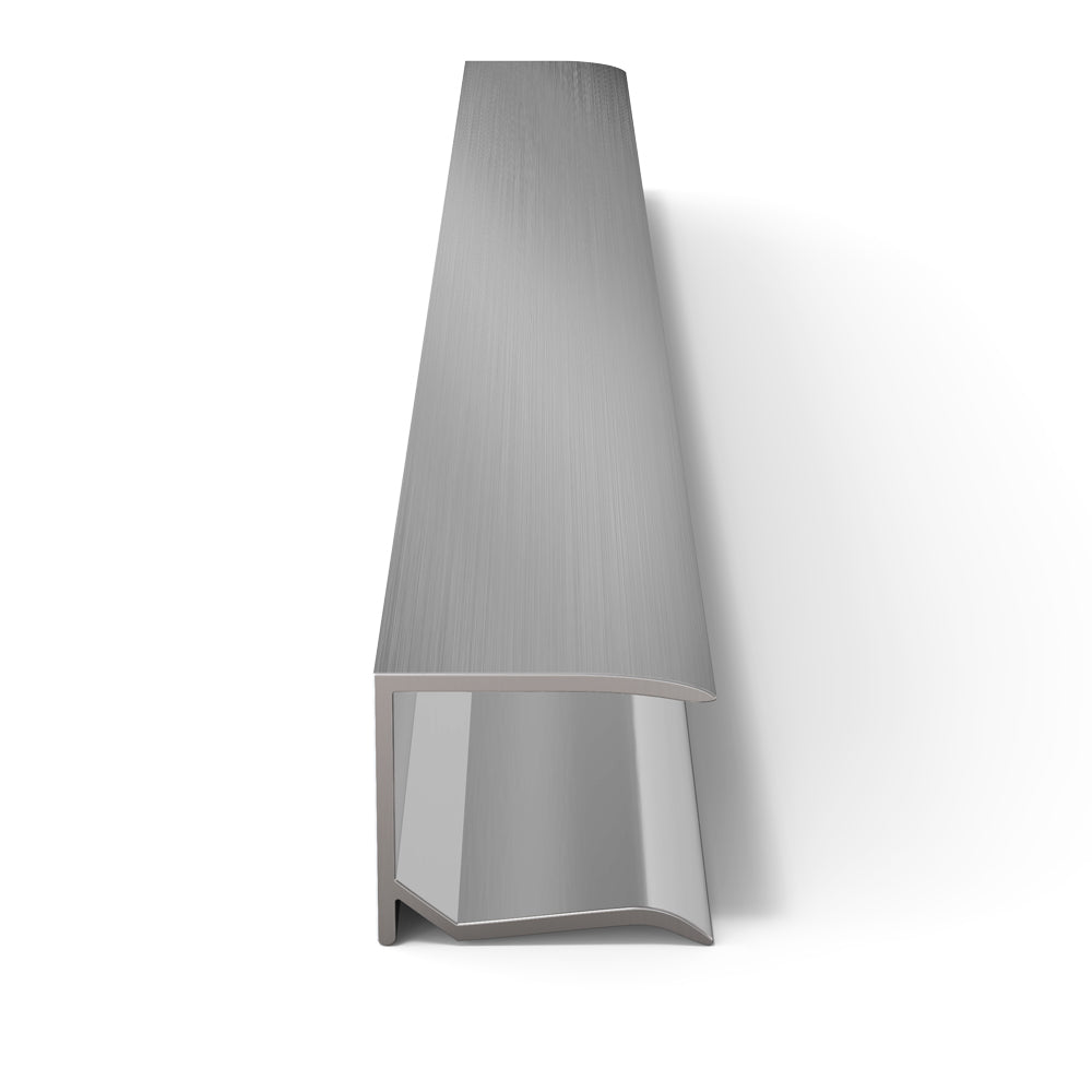U-Profil mit Tropfkante Aluminium pressblank 25 mm