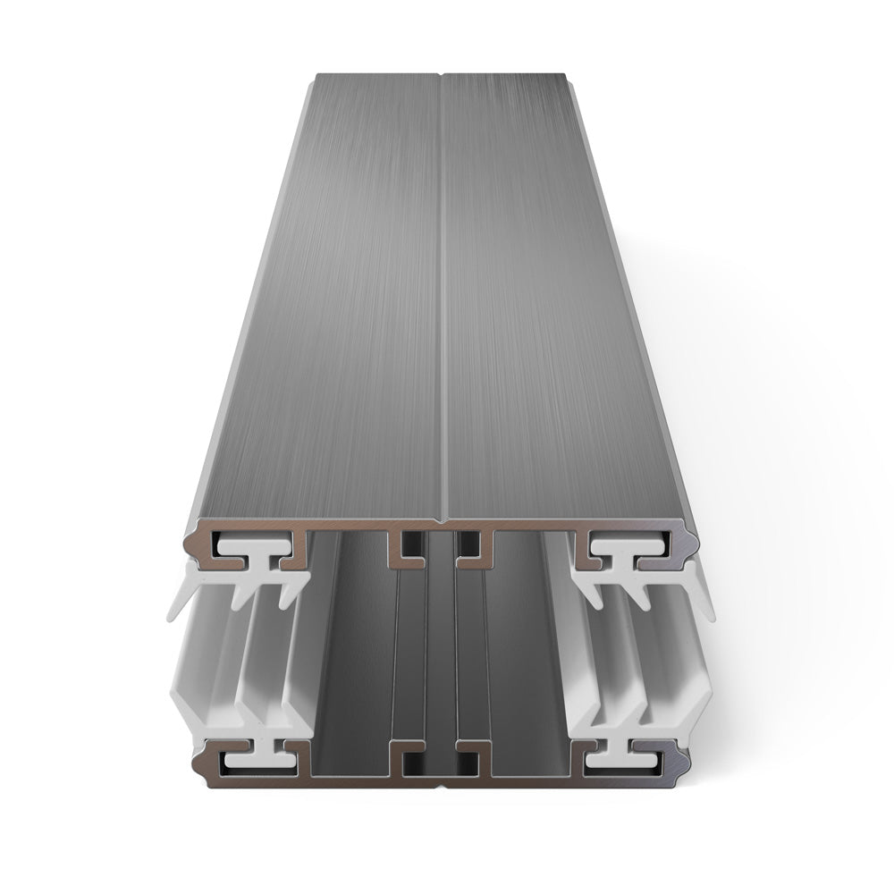 Universalprofil Alu-Alu 60 mm für 16 und 25 mm Stegplatten