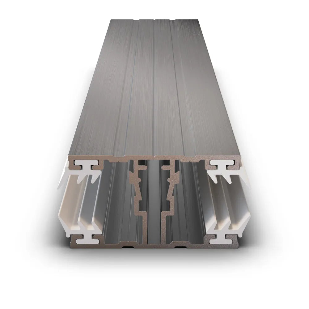 Verbindungsprofil Premium Alu-Alu 60 mm für 16 mm Stegplatten