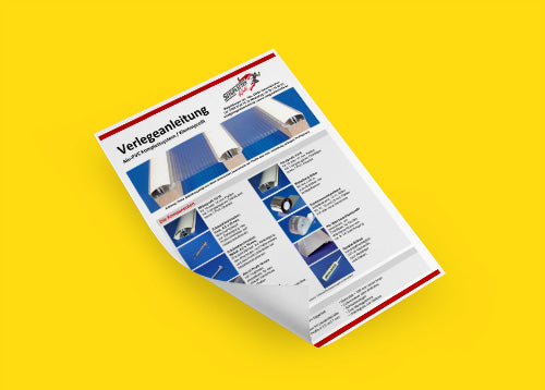 Stegplatten mit PVC-Sprossensystem